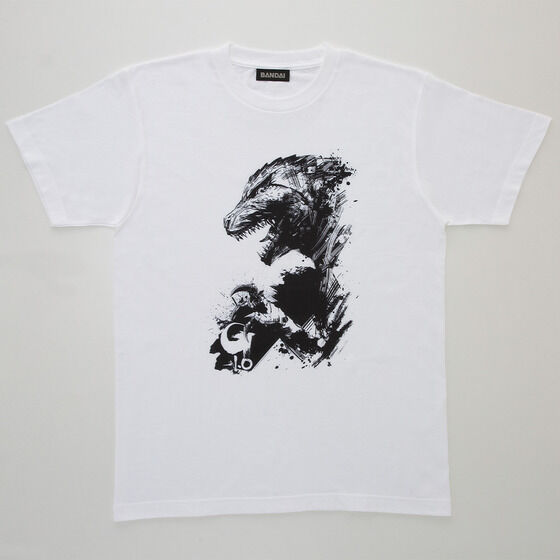 ゴジラ-1.0 デザインTシャツ【再販】 / 白BODY 黒 / S