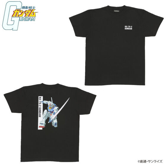 機動戦士ガンダム MSイラスト フルカラーTシャツ 【2024年5月発送