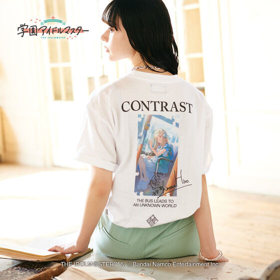 学園アイドルマスター gladgarb コントラストTシャツ 篠澤広 Lサイズ 学園アイドルマスター gladgarb コントラストTシャツ 篠澤広 L