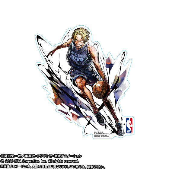ONE PIECE �~ NBA STICKER