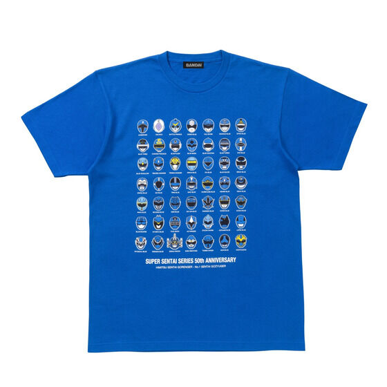 【XLサイズ】全スーパー戦隊展  Tシャツ　歴代ブルー 青 XLサイズ】全スーパー戦隊展 Tシャツ 歴代ブルー 青 - メルカリ