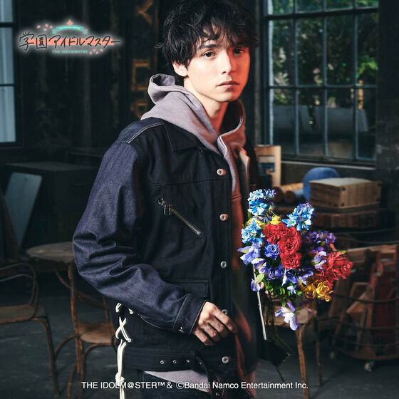 学園アイドルマスター×gladgarb Luna say maybe Denim Jacket