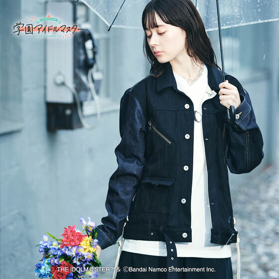 学園アイドルマスター×gladgarb Luna say maybe Denim Jacket