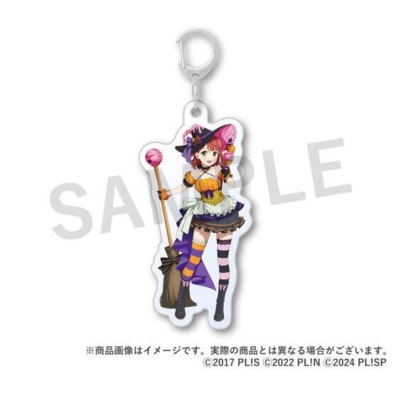 3月のライオン　カフェ　ハロウィン　デカキーホルダー　アクリルキーホルダー 3月のライオン カフェ ハロウィン デカキーホルダー アクリル