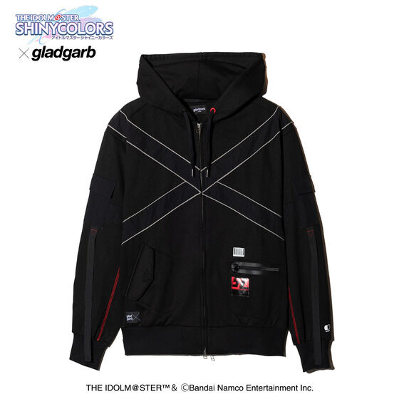 �A�C�h���}�X�^�[ �V���C�j�[�J���[�Y�~gladgarb Asahi Serizawa Hoodie