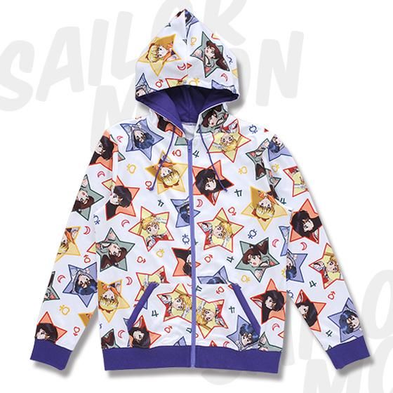 美少女戦士セーラームーン 総柄パーカー | 美少女戦士セーラームーン