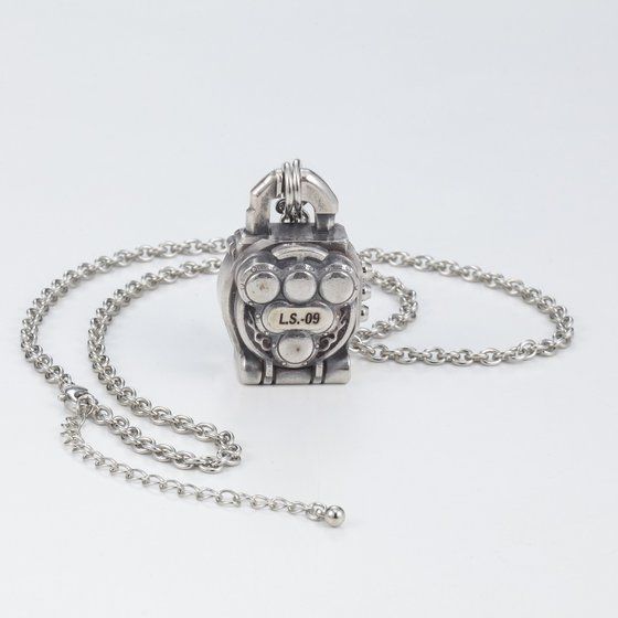仮面ライダー鎧武 ロックシード silver925 ビッグネックレス | 仮面 