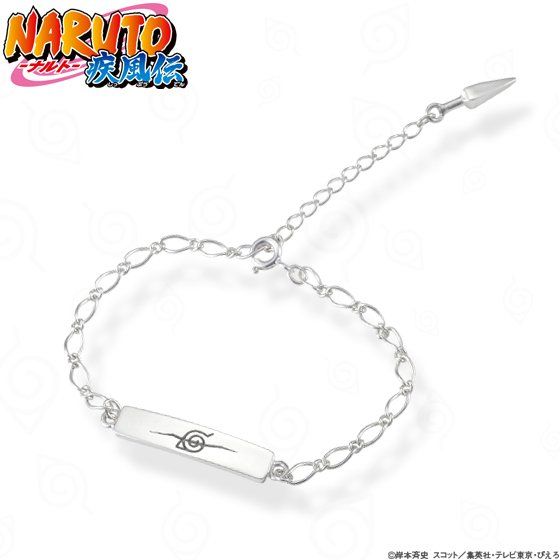 NARUTO-ナルト- 疾風伝 額あてシルバーブレスレット イタチモデル