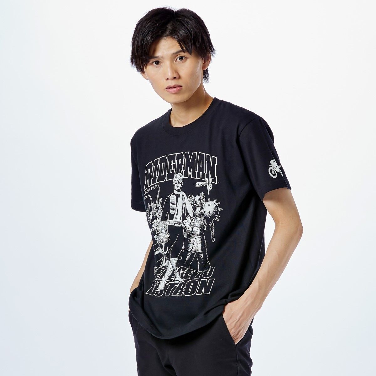 仮面ライダーV3×ノルソルマニア Tシャツ（ライダーマン） | 仮面ライダーシリーズ ファッション・アクセサリー | アニメグッズ  ・おもちゃならプレミアムバンダイ｜バンダイナムコグループの公式通販サイト