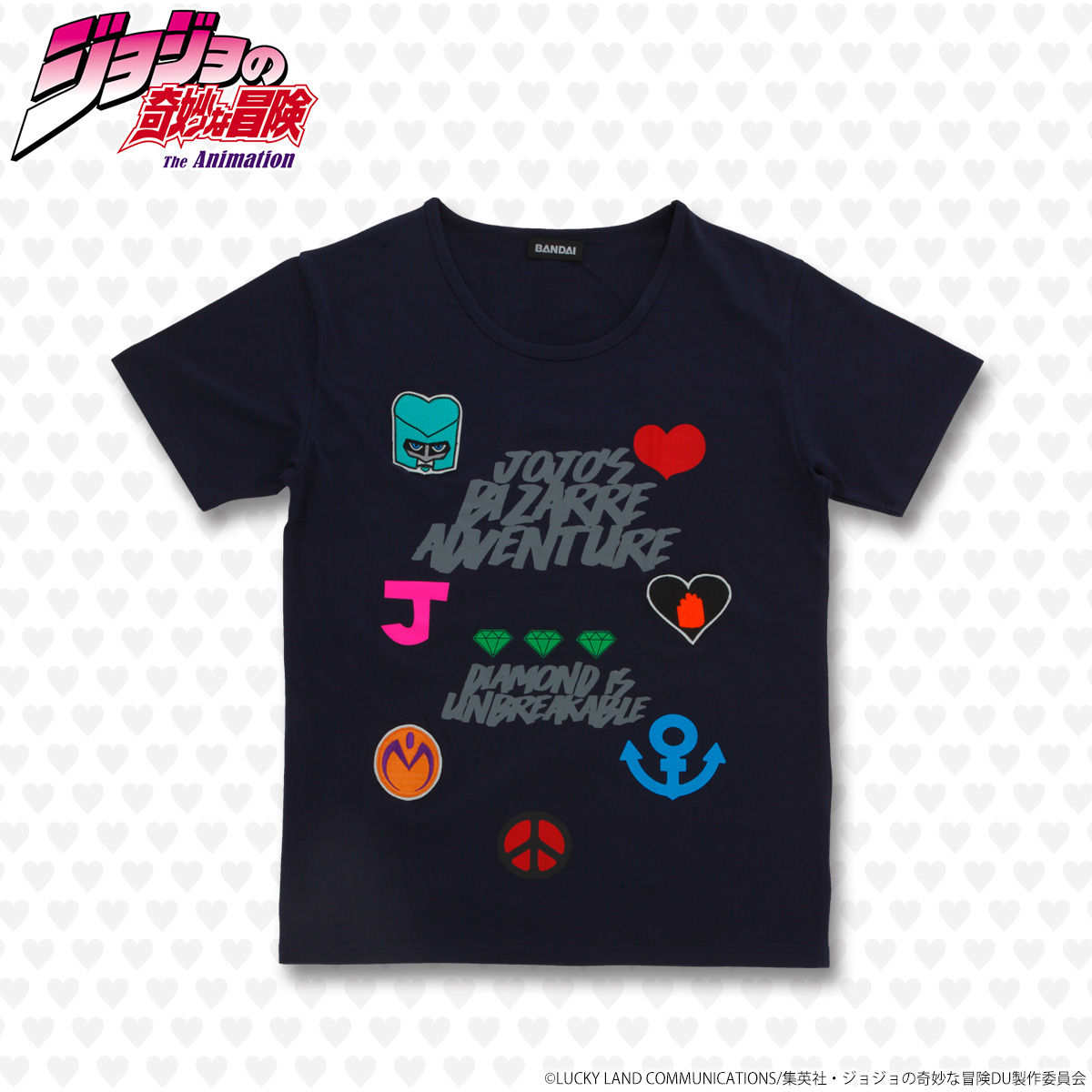 ジョジョの奇妙な冒険 ワッペンTシャツ クレイジー
