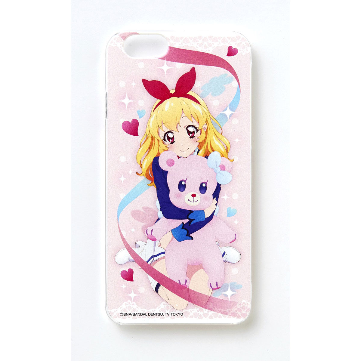 アイカツ　星宮いちご　いちごちゃん描き下ろしハイブリッドガラスケース アイカツ 星宮いちご いちごちゃん描き下ろしハイブリッドガラス
