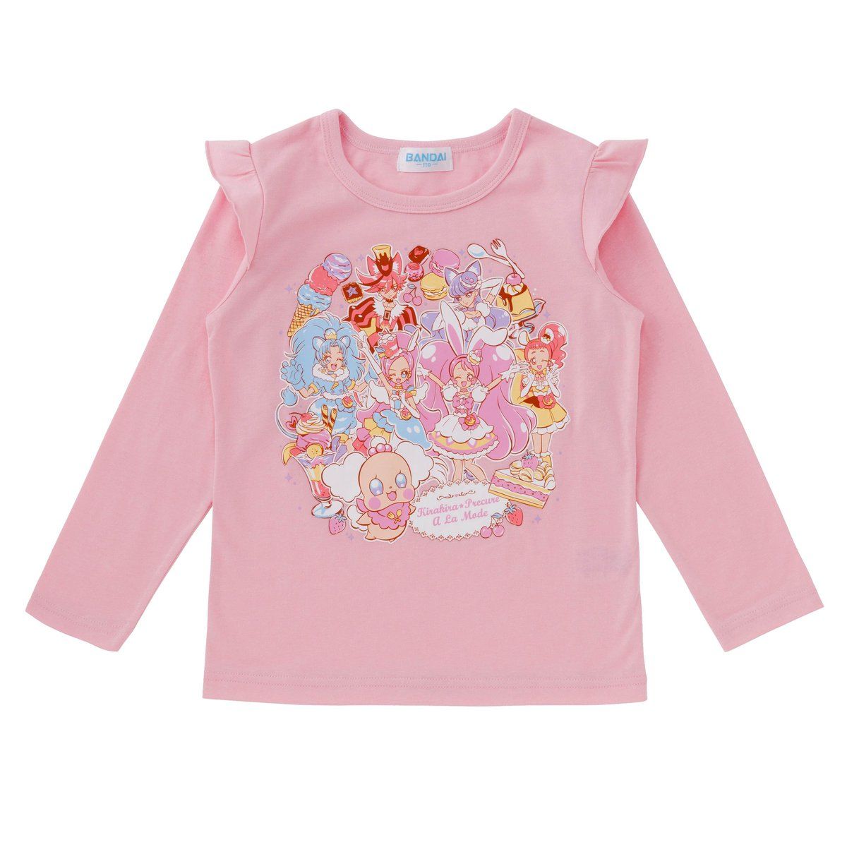 キラキラ☆プリキュアアラモード ペコリンマスコット付き長袖Tシャツ