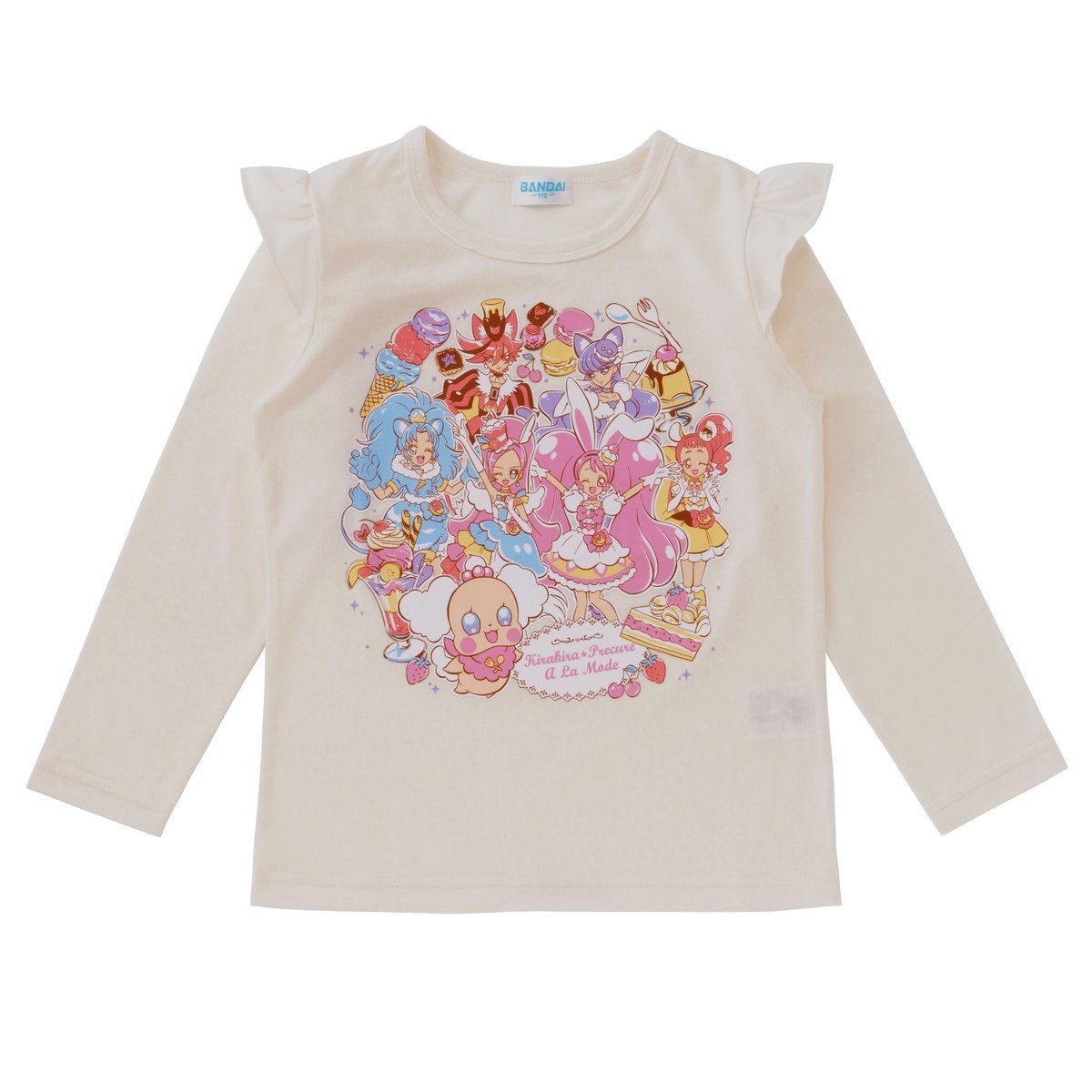 キラキラ☆プリキュアアラモード ペコリンマスコット付き長袖Tシャツ