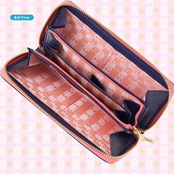 AIKATSU!STYLE for Lady Aikatsu!本革ラウンド長財布(いちごver