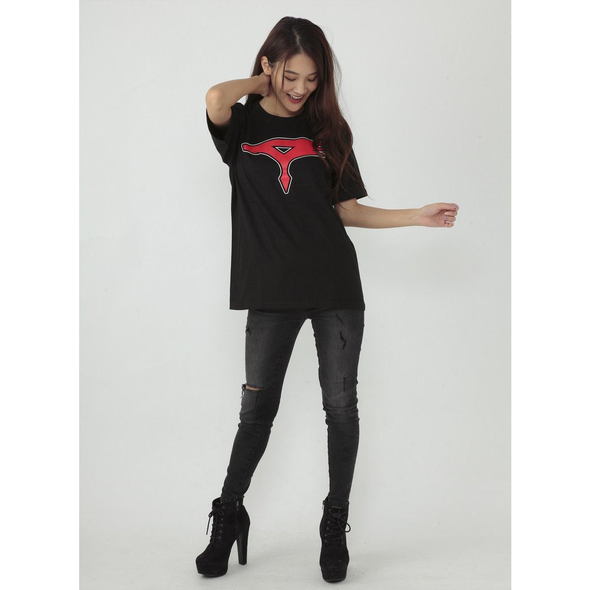Infini-T Force（インフィニティ フォース）ロゴTシャツ（黒 