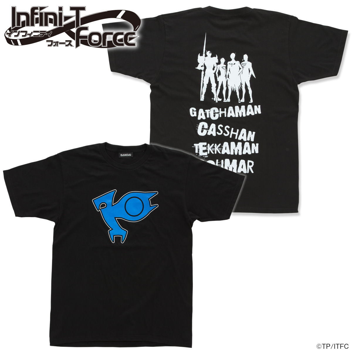 Infini-T Force（インフィニティ フォース）ロゴTシャツ（黒）ポリマー 