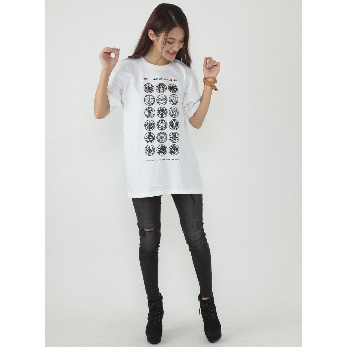 仮面ライダーオーズ オーメダル柄 Tシャツ | 仮面ライダーオーズ/OOO 
