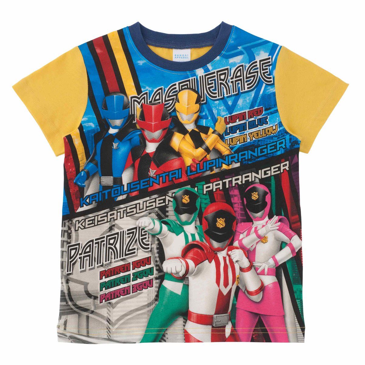 快盗戦隊ルパンレンジャーVS警察戦隊パトレンジャー パネルTシャツA