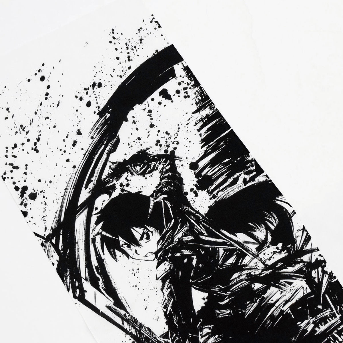 ソードアート・オンライン×墨絵師「御歌頭」×HTML ZERO3 Black Blast