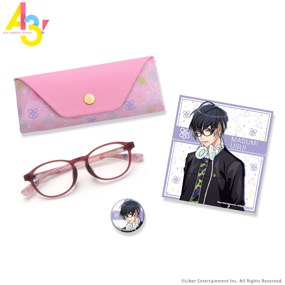 JINS A3!コラボ冬組 メガネ