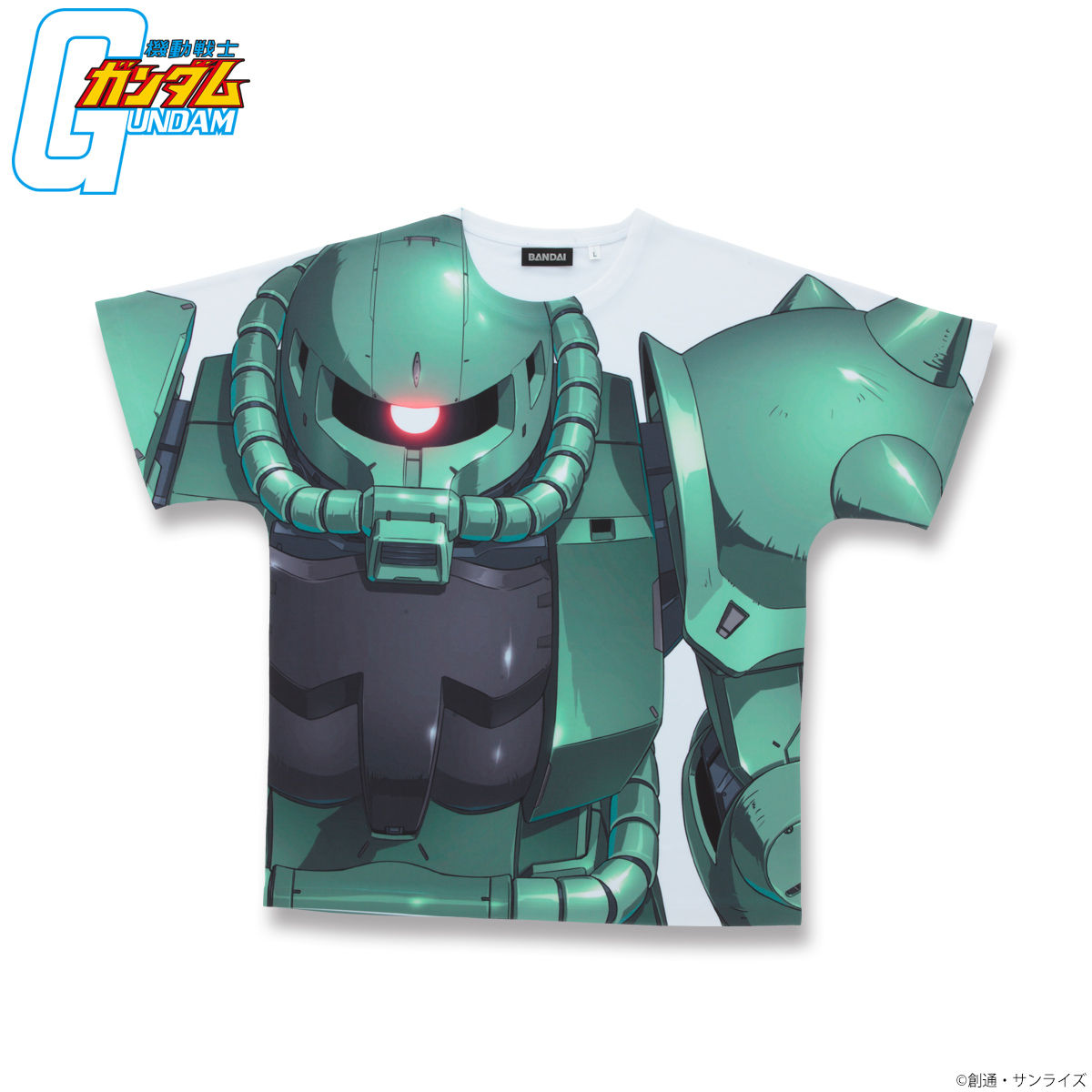 機動戦士ガンダム フルパネルTシャツ MS-06 量産型ザク 【2018年11月発送】 | 機動戦士ガンダム ファッション・アクセサリー |  アニメグッズ ・おもちゃならプレミアムバンダイ｜バンダイナムコグループの公式通販サイト