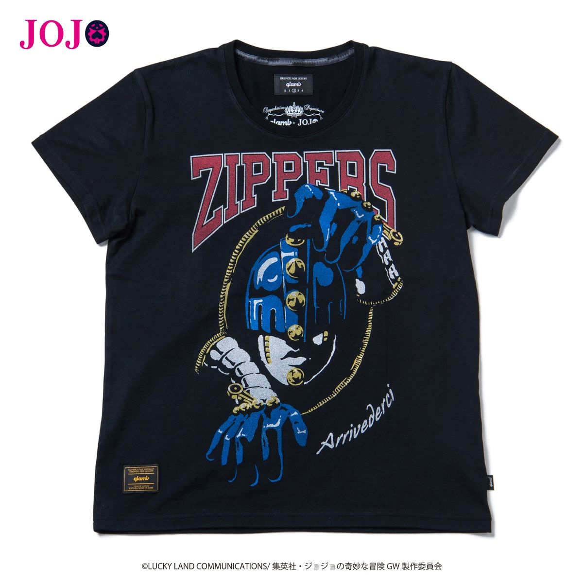 glamb × ジョジョ　コラボシャツ glamb (グラム)×ジョジョの奇妙な冒険 ストーンオーシャン 徐倫T