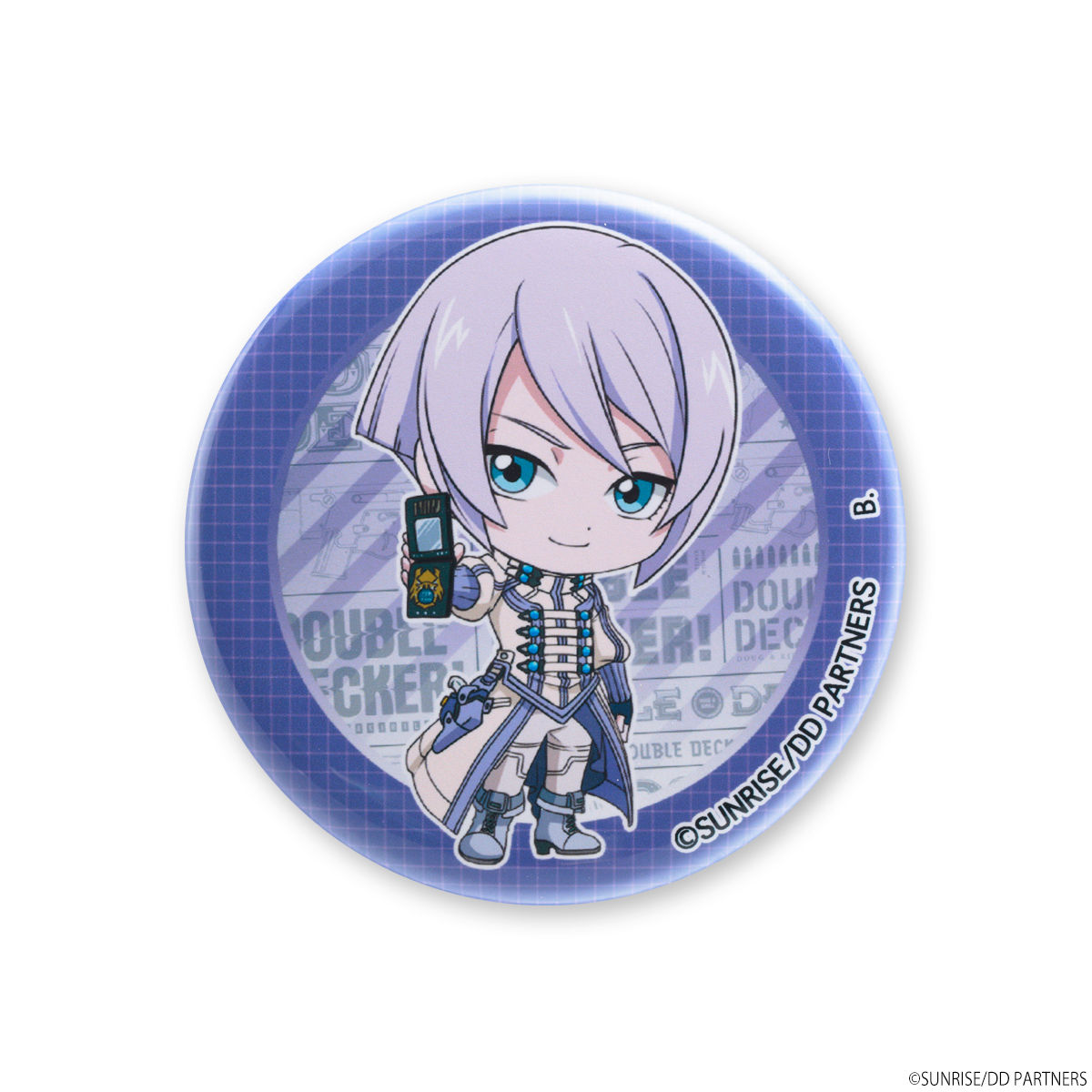 DOUBLE DECKER! ダグ＆キリル オリジナルSDキャラデザイン 缶バッジ