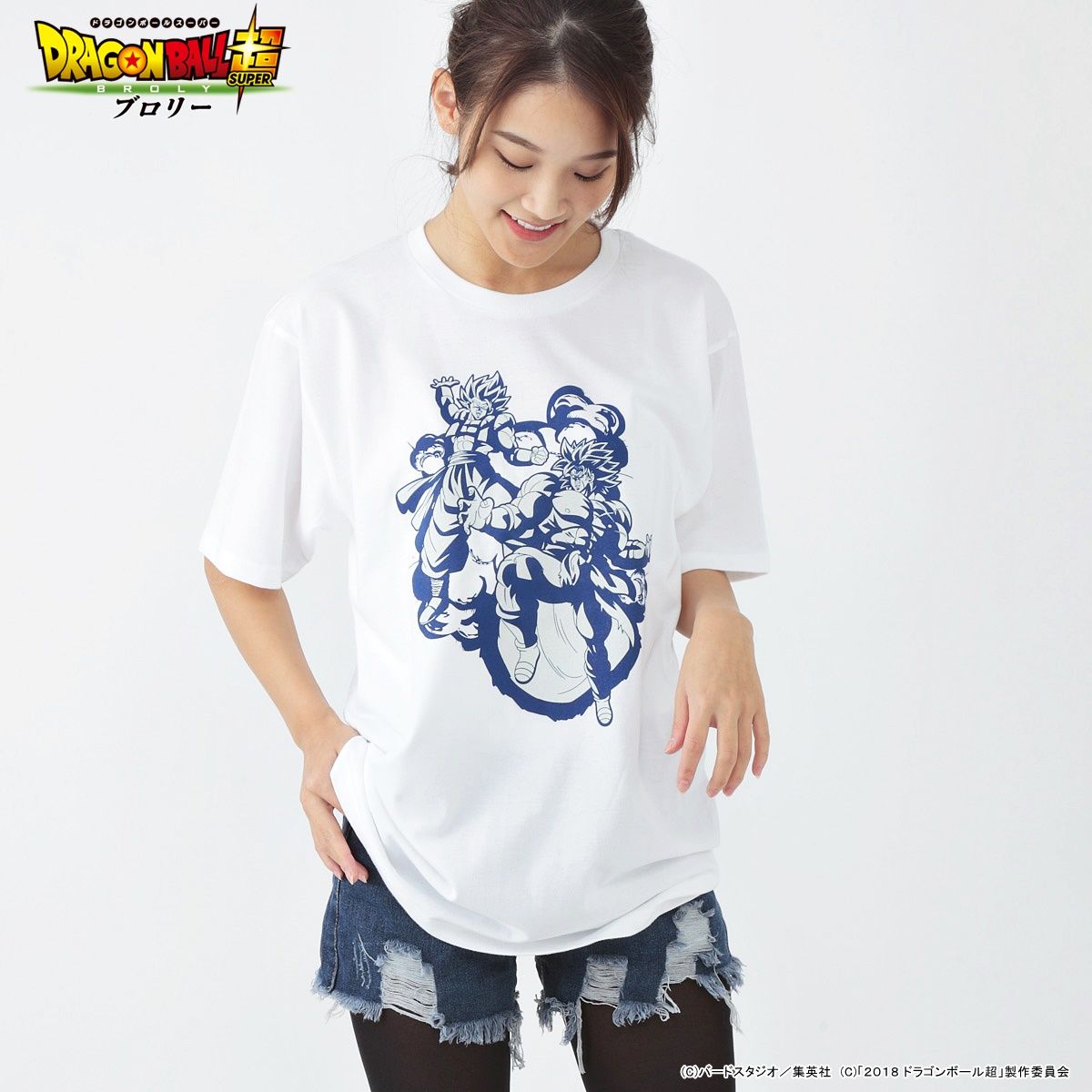 映画ドラゴンボール超ブロリー Tシャツ ブロリー＆ゴジータ（大人サイズ） | ドラゴンボール超 ファッション・アクセサリー | アニメグッズ  ・おもちゃならプレミアムバンダイ｜バンダイナムコグループの公式通販サイト