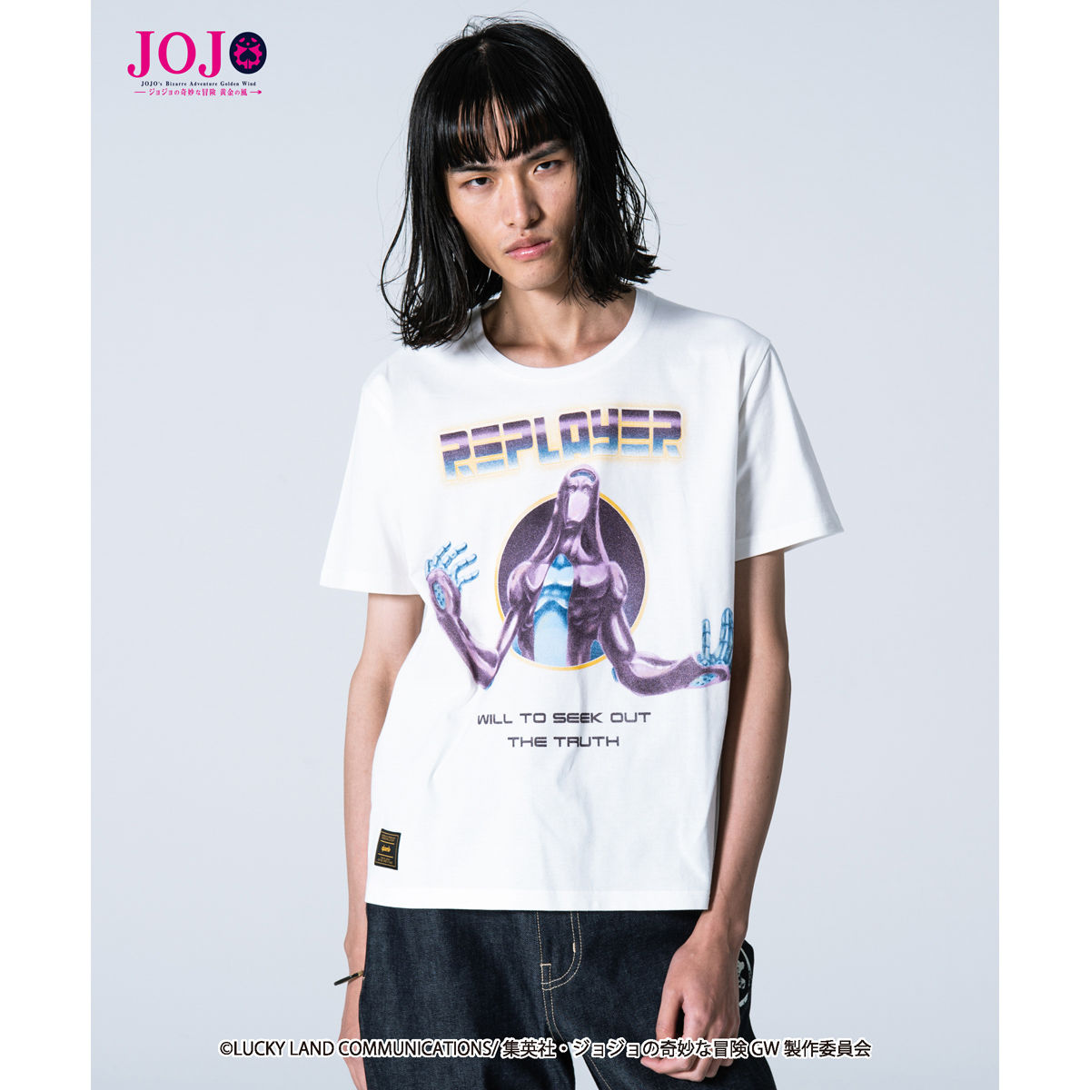 ジョジョの奇妙な冒険 黄金の風』×『glamb』コラボレーションTシャツ２