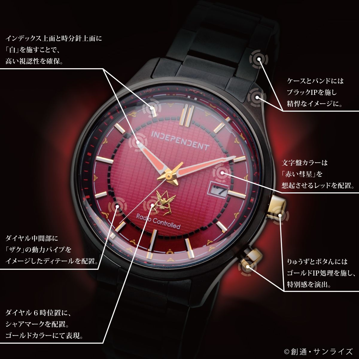 ZEONIC Rhythm Watch ジオン　ガンダム