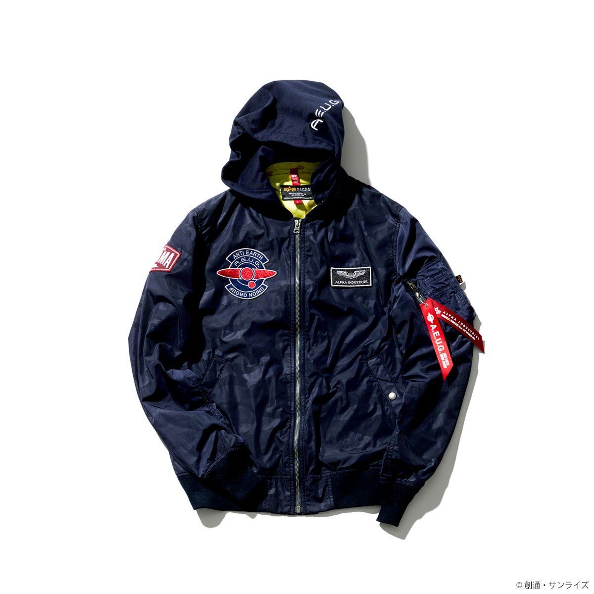 ALPHA INDUSTRIES LIGHT MA-1 NATUS「機動戦士Zガンダム