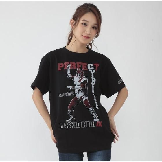 クロノスtシャツ 仮面ライダーZX「パーフェクトサイボーグ」Tシャツ(ネイビー)