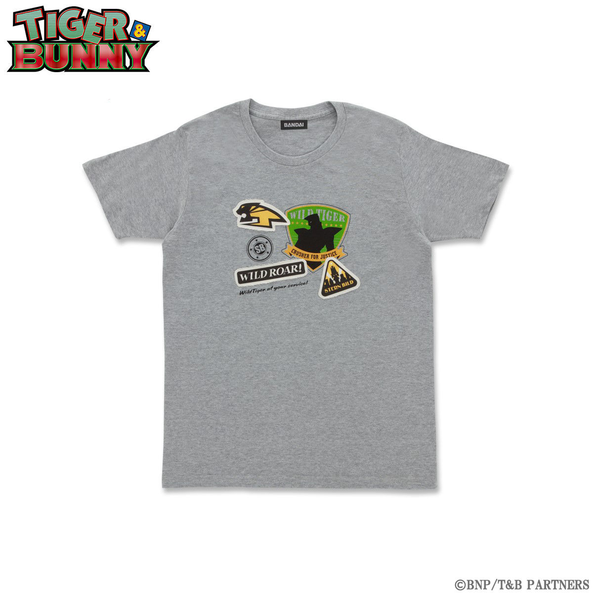 TIGER & BUNNY デザインTシャツ19SS ワイルドタイガー柄 | TIGER