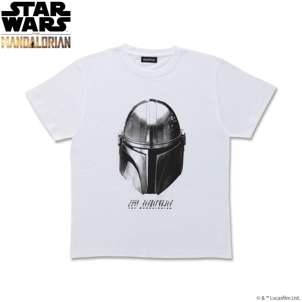 The Mandalorian マンダロリアン Tシャツ フェイス柄 | STAR WARS