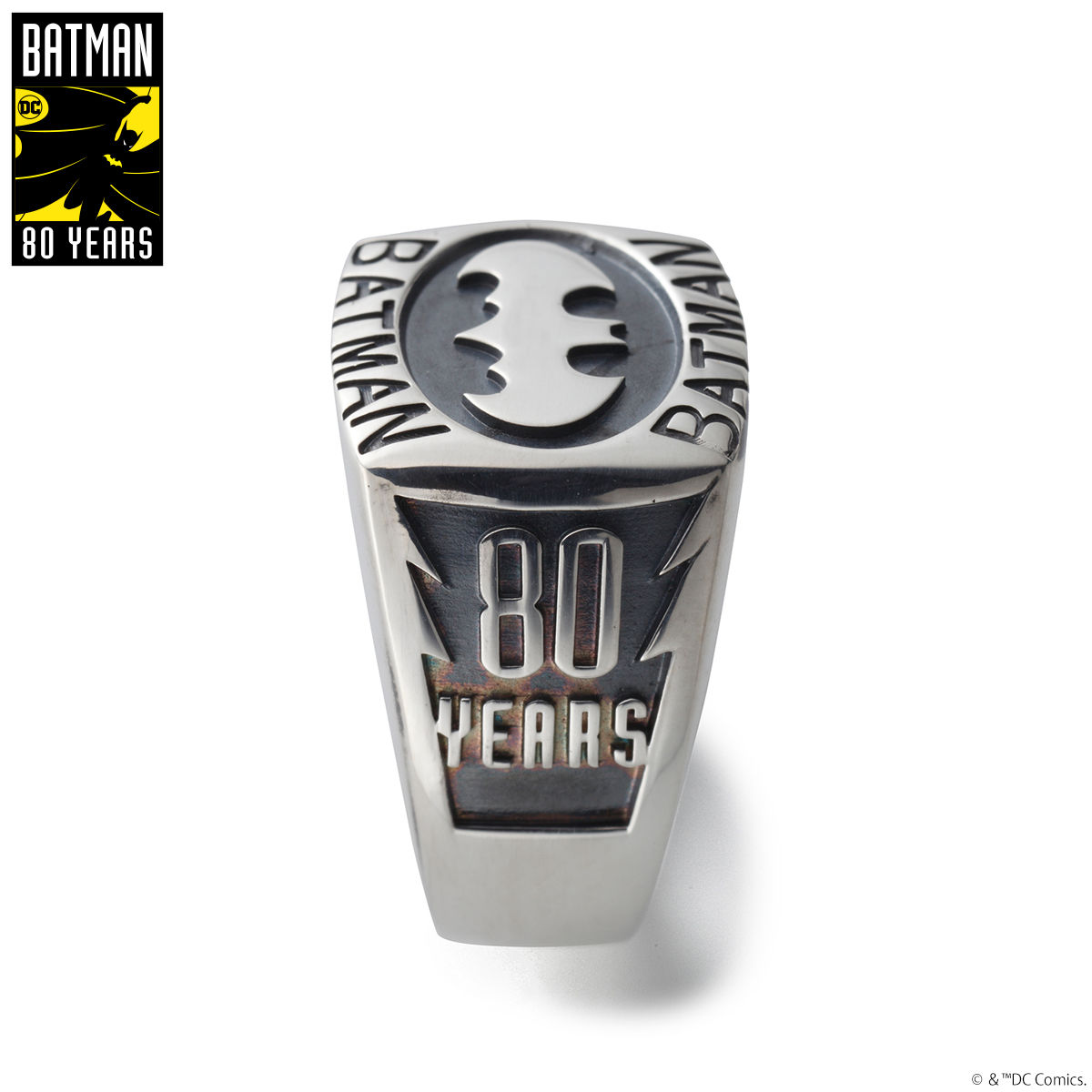 BATMAN 80th バットマン SILVER925 リング | アニメグッズ ・おもちゃ