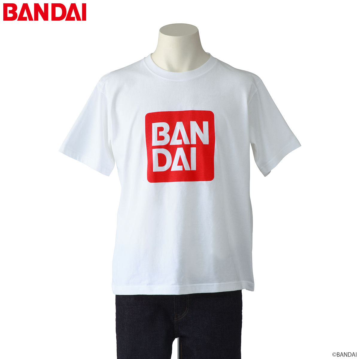 BANDAI ロゴ柄 Tシャツ | アニメグッズ ・おもちゃならプレミアム ...