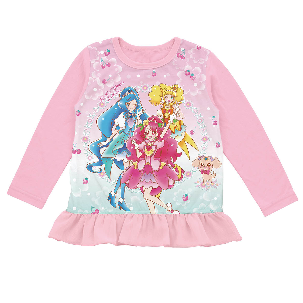 ヒーリングっとプリキュア 光るパジャマ長袖 - キッズ服女の子用(90cm~)