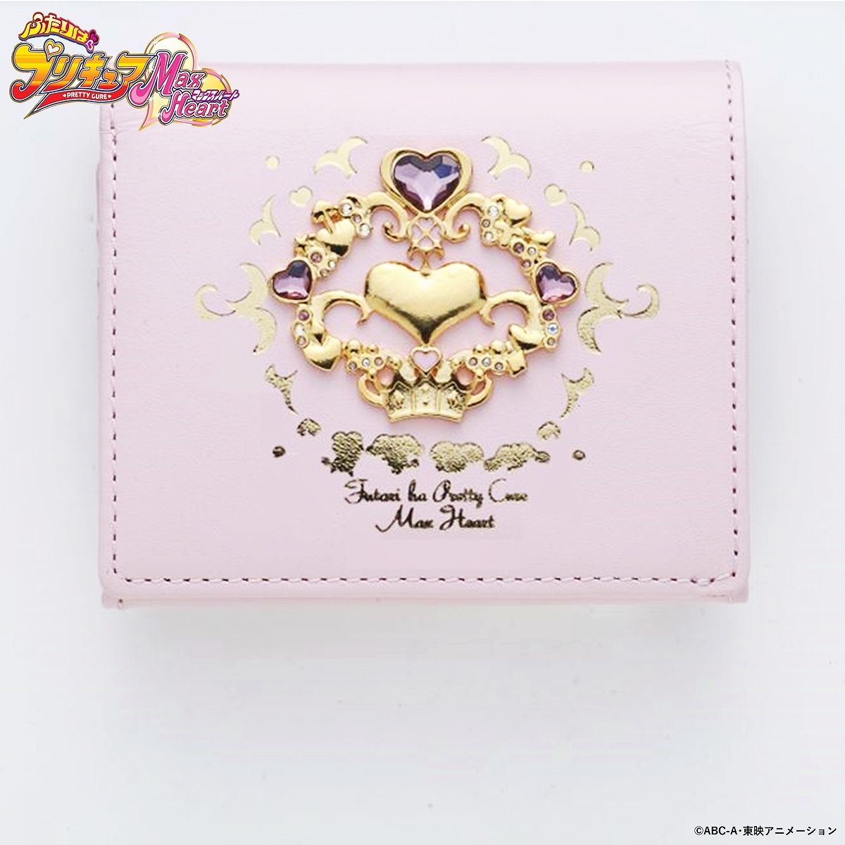 ふたりはプリキュアマックスハート 本革 折り畳みウォレット