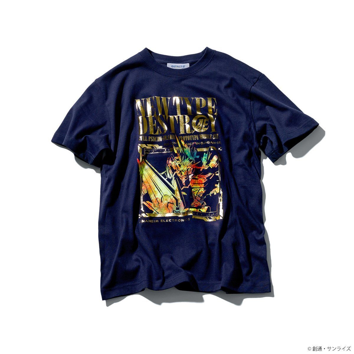衣類　バンシィ・ノルン グラデーションTシャツ ネイビー XXLサイズ 「機動戦士ガンダムUC」 STRICT-G限定 STRICT-G『機動戦士ガンダムUC』 グラデーションTシャツ