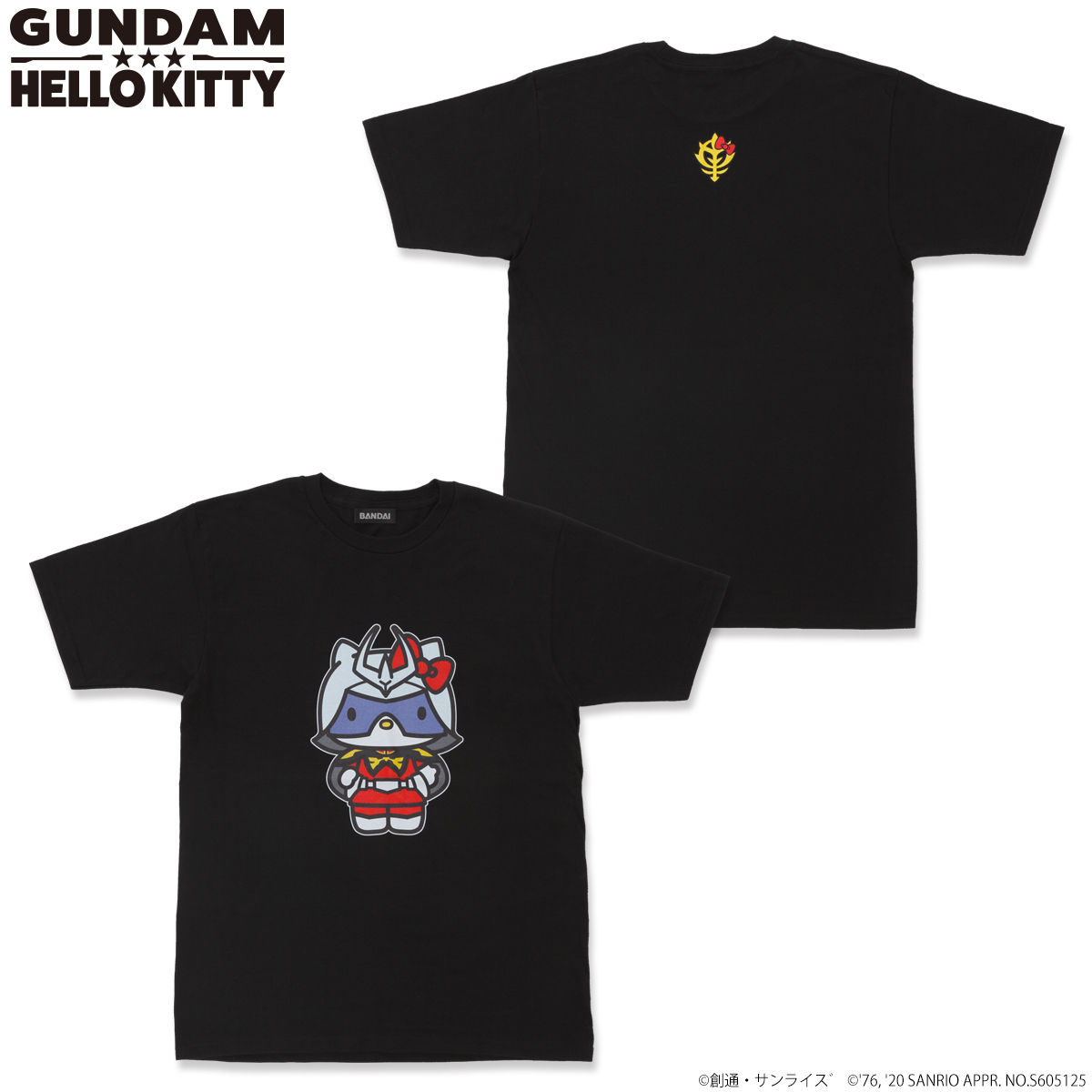 ガンダム VS ハローキティ 和解企画 フルカラーTシャツ | 機動戦士 