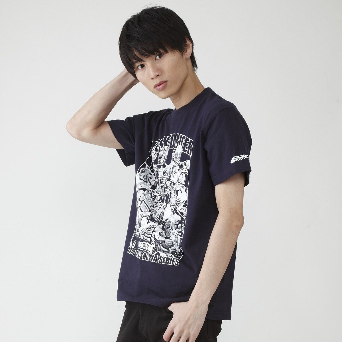 仮面ライダーシリーズ×ノルソルマニア T シャツ 昭和仮面ライダー集合
