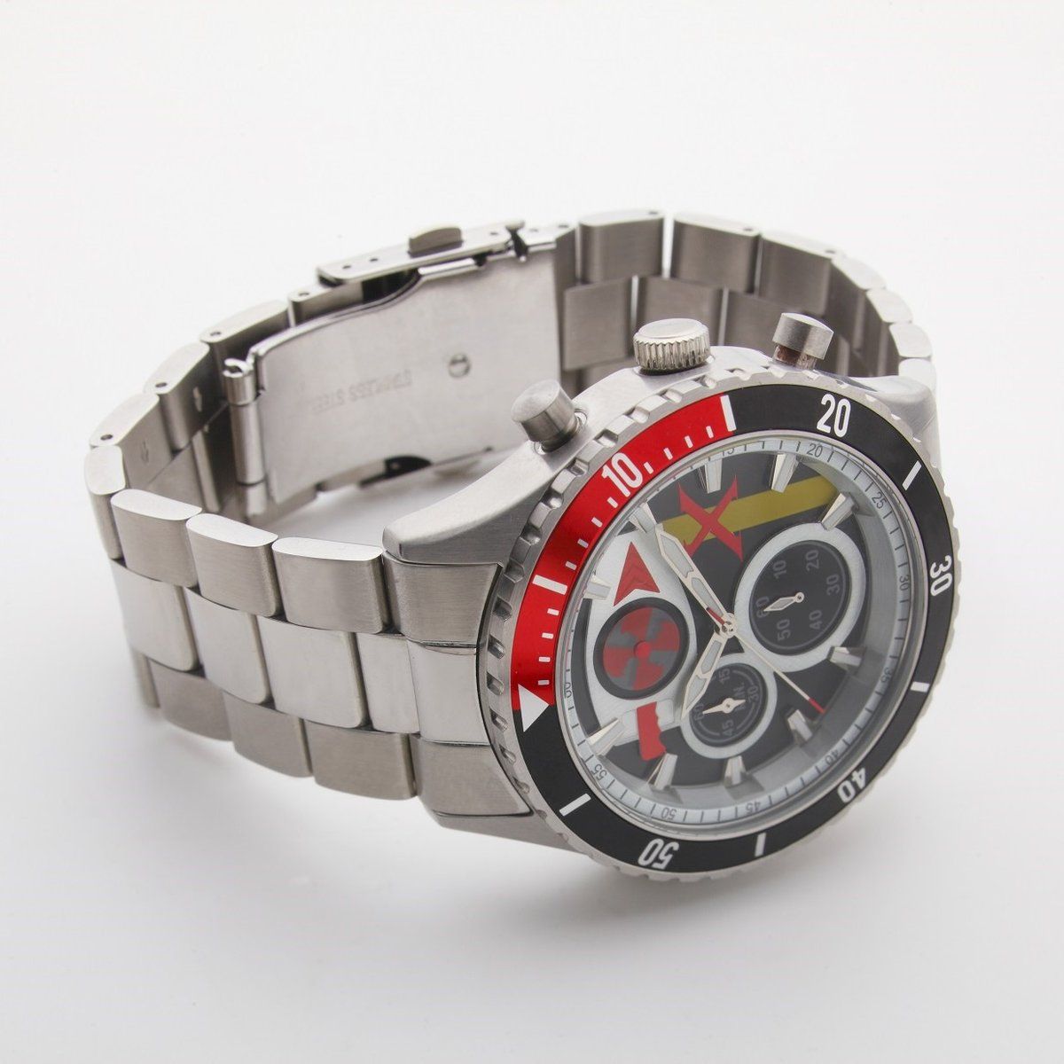 新品日本製 仮面ライダー クロノグラフ 腕時計 ウォッチ 1号・X・ストロンガー X3wfs-m96015614324