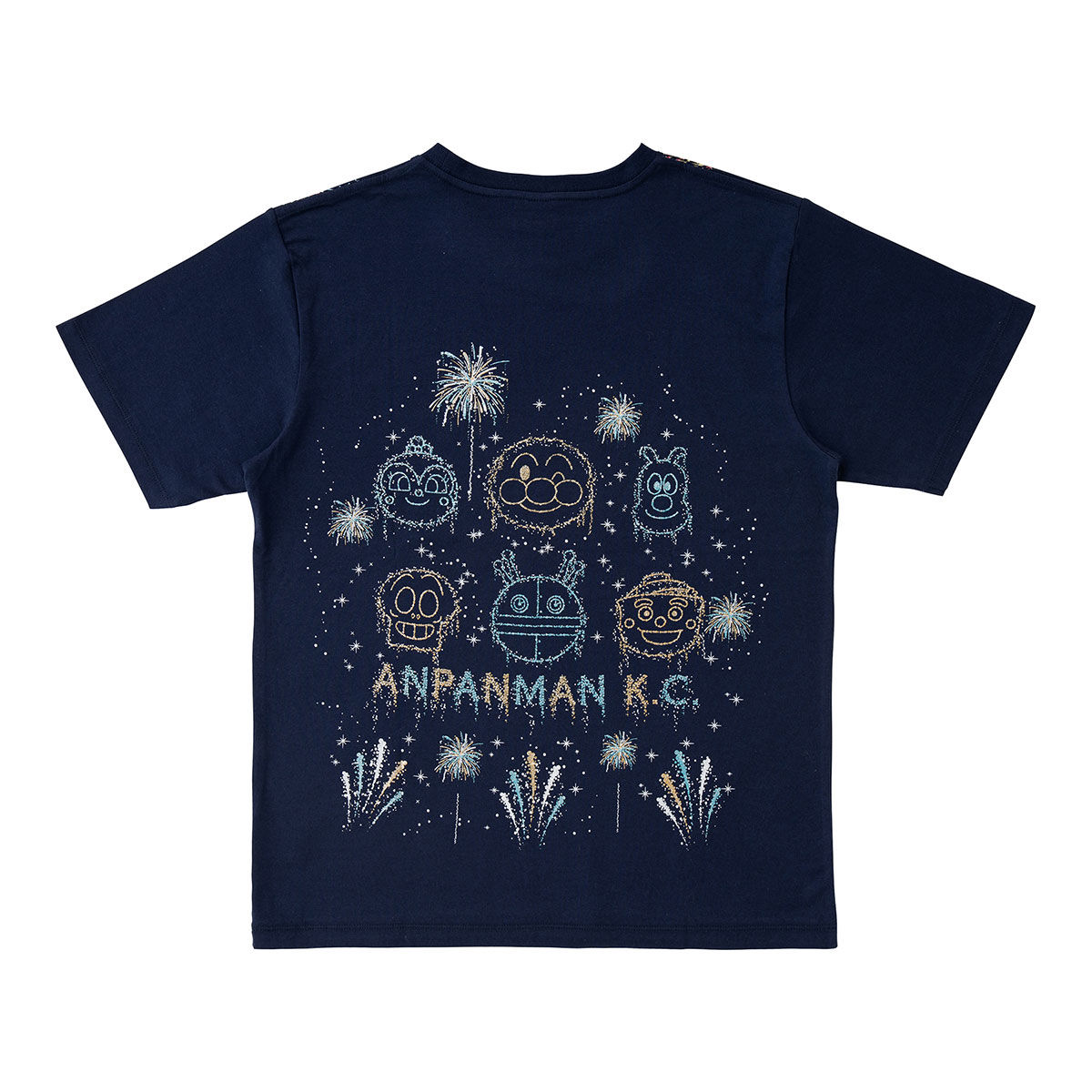 集合花火柄Tシャツ大人 | それいけ！アンパンマン ファッション