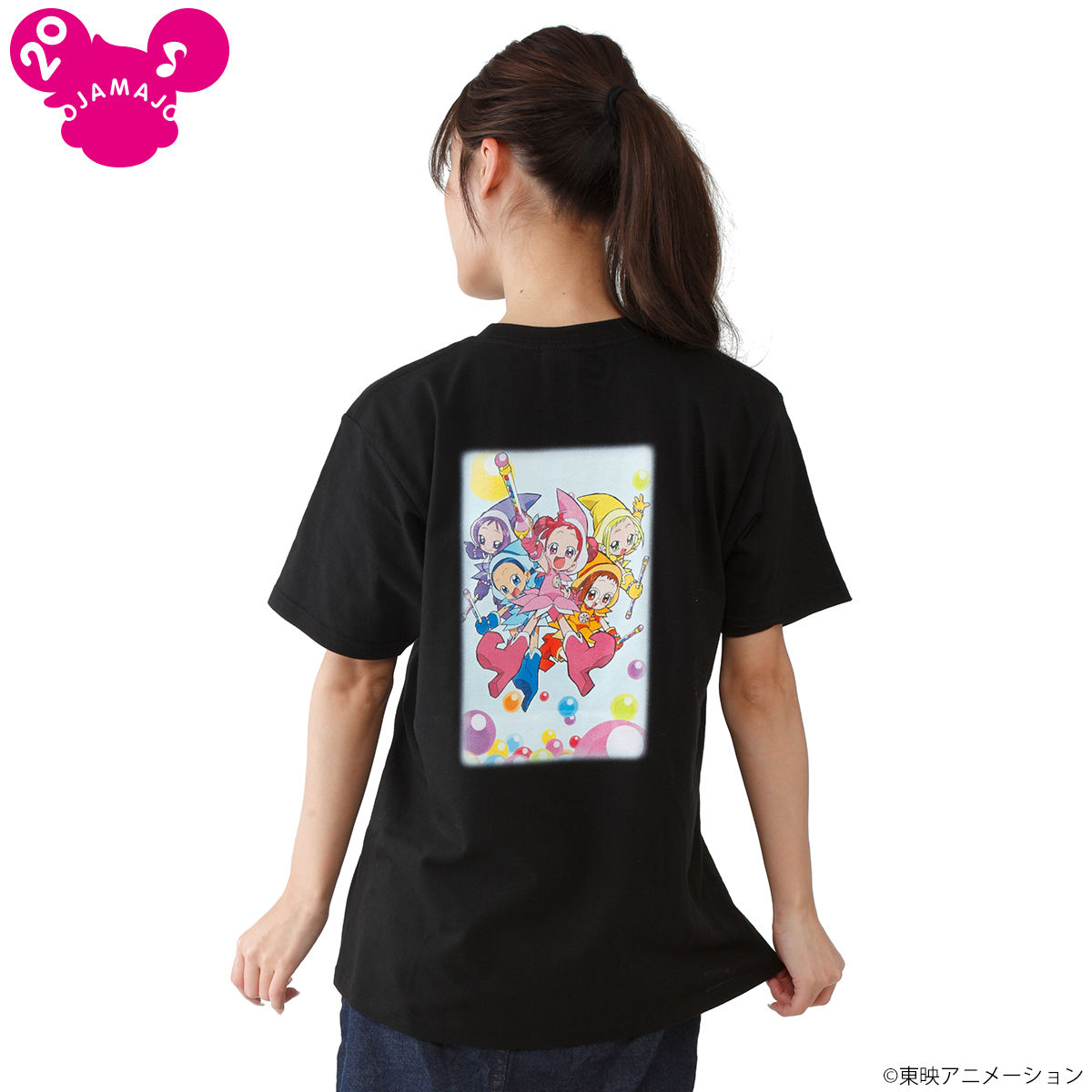 おジャ魔女どれみ 周年記念 バックプリントtシャツ 年9月お届け 女性に人気 キャラクター 趣味 コレクション バンダイナムコグループ公式通販サイト