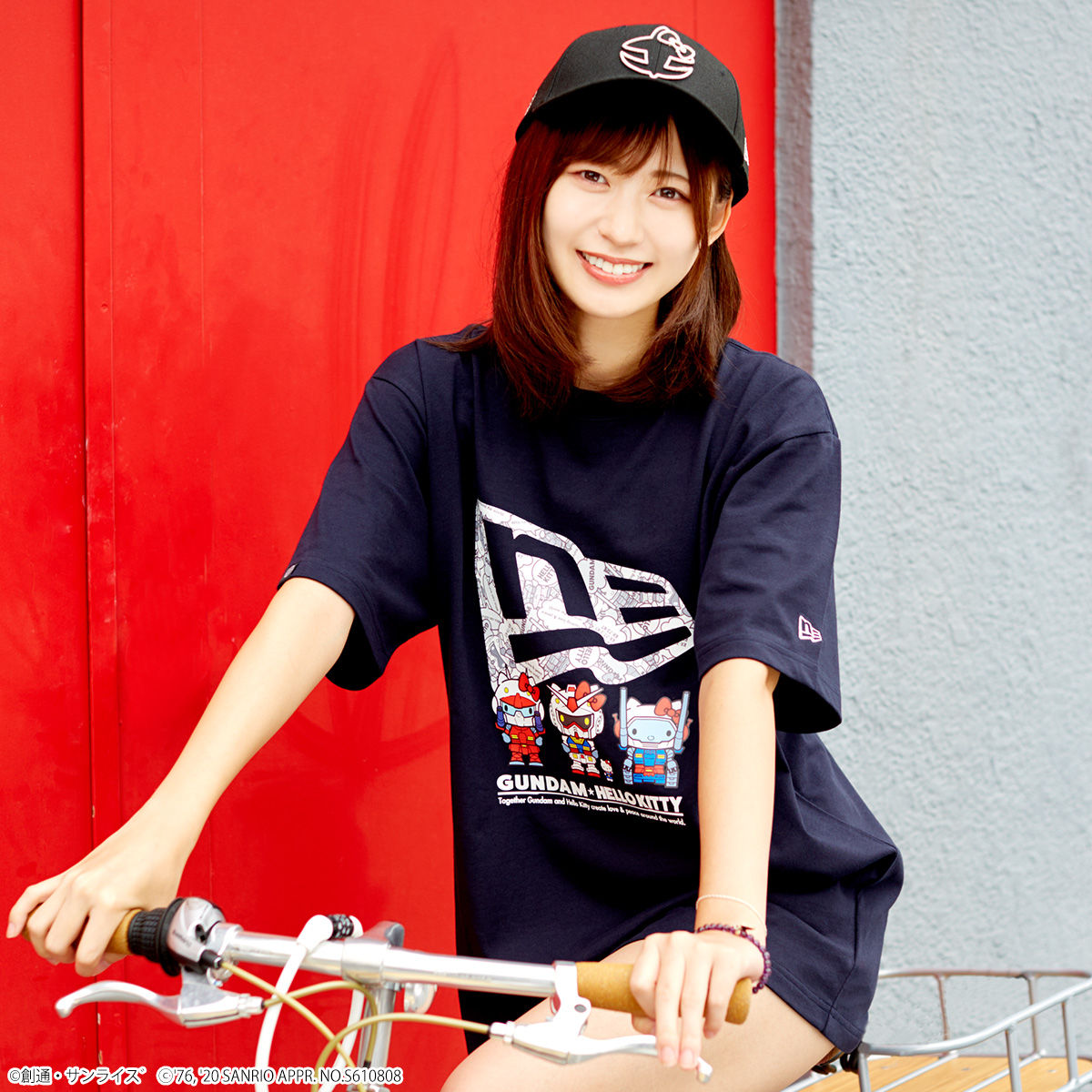 STRICT-G/ NEW ERA ハローキティ キャップ・ジオン レッド STRICT-G NEW ERA 『ガンダム☆ハローキティ』9FORTY Cap ジオン