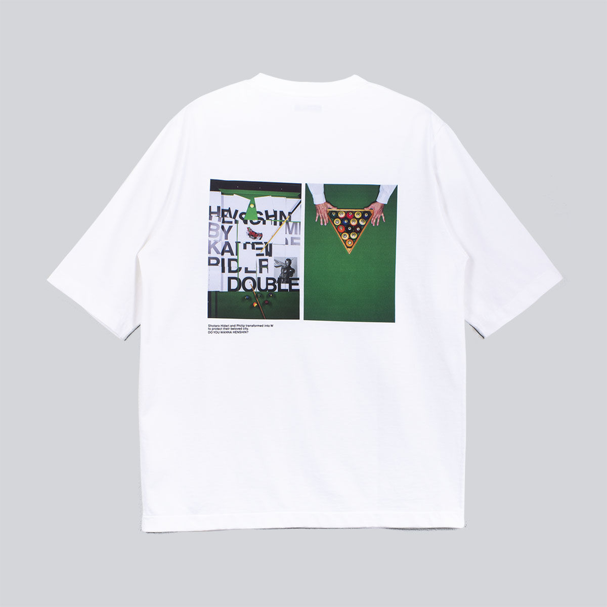 仮面ライダーW デザインTシャツ ーPHOTO－ ｜HENSHIN by KAMEN
