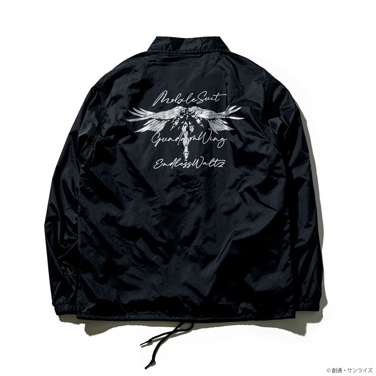 【限定値下】ガンダムベース STRICT-ITブラックナイロン・コーチジャケット STRICT-G『機動戦士ガンダム 閃光のハサウェイ』コーチ