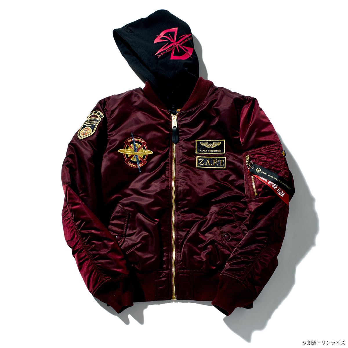 STRICT-G MA-1 NATUS『機動戦士ガンダムSEED』アスラン・ザラ STRICT-G ALPHA INDUSTRIES MA-1 NATUS『機動戦士ガンダムSEED