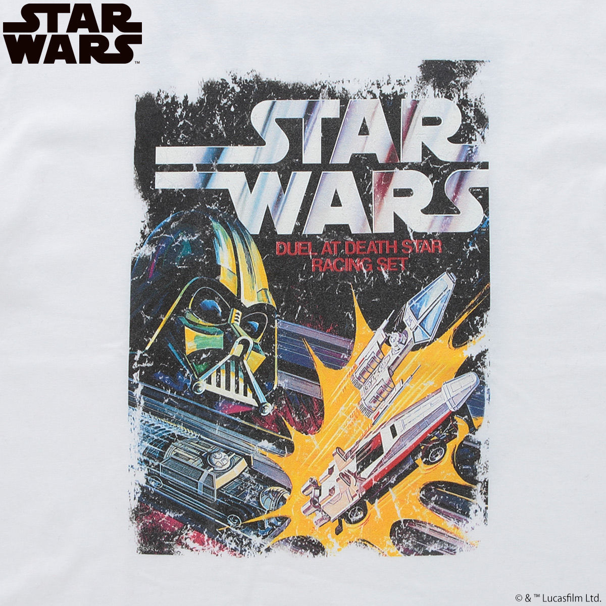 STAR WARS スター・ウォーズ TOY Tシャツ デススターレーシング柄