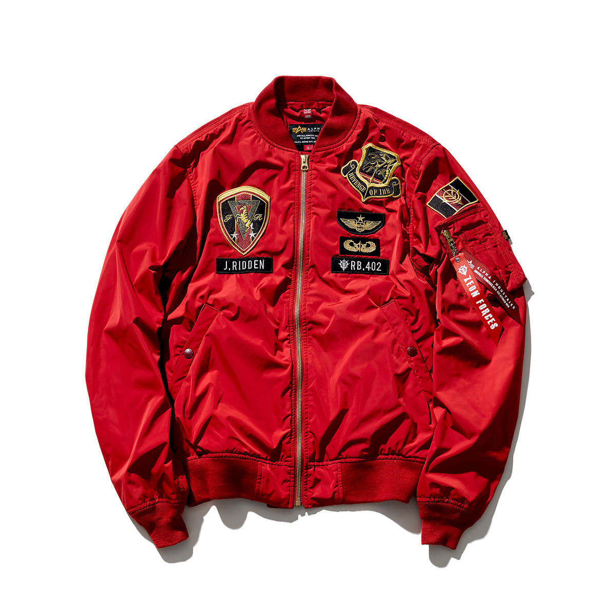 STRICT-G ALPHA INDUSTRIES LIGHT MA-1 『機動戦士ガンダム』 ジョニー 